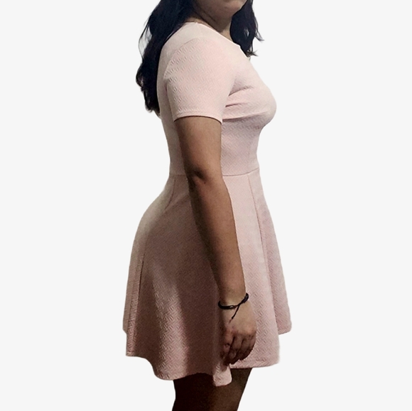 Light Pink Forever 21 Midi Dress - Casual/Formal - Picture 3 of 5